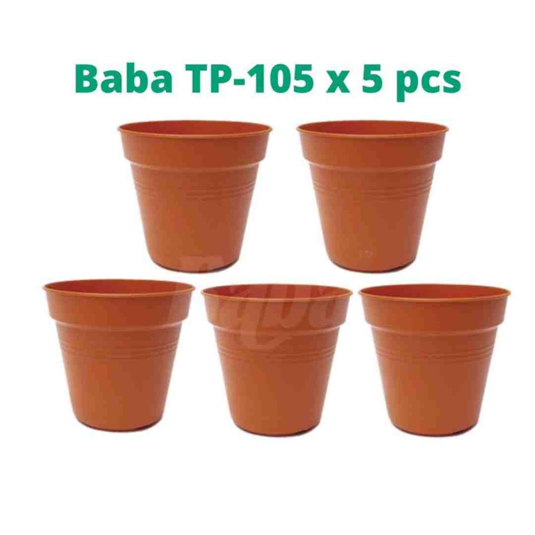 Baba Biodegradable TP Series Flower [D10.5xH8.5cm Pot - TP-105] - Prince Garden Centre
