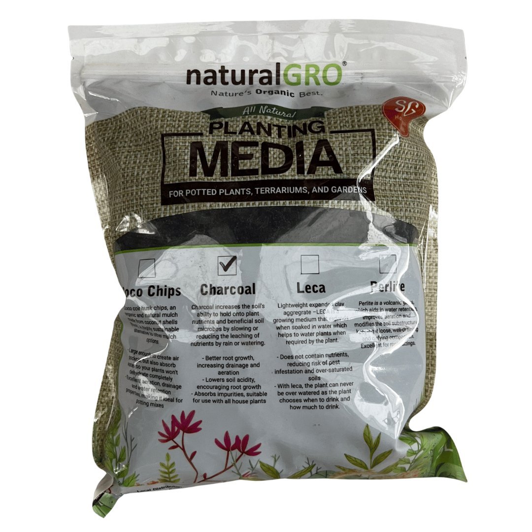 Naturalgro Charcoal Chips (3L) - Prince Garden Centre