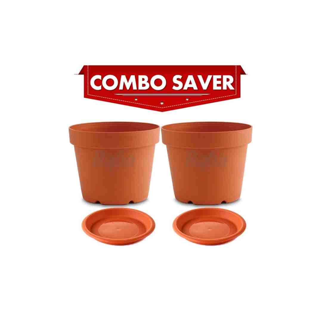 Baba 1/2 Pcs Flower Pot Diameter (23cm) [TN-3450] - Prince Garden Centre