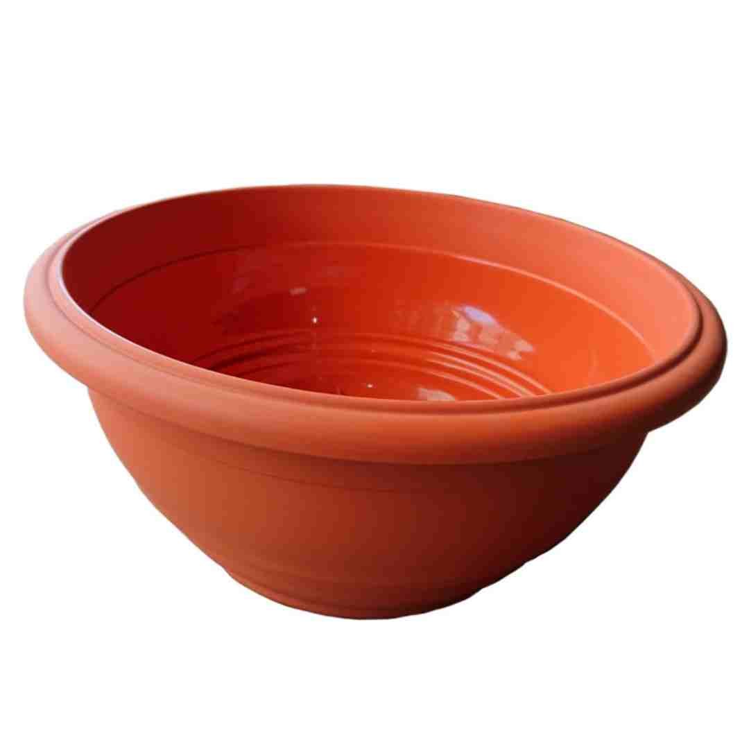 BABA SL-512 Shallow Pot (Cotta) (51.2cmØx22.9cmH) - Prince Garden Centre