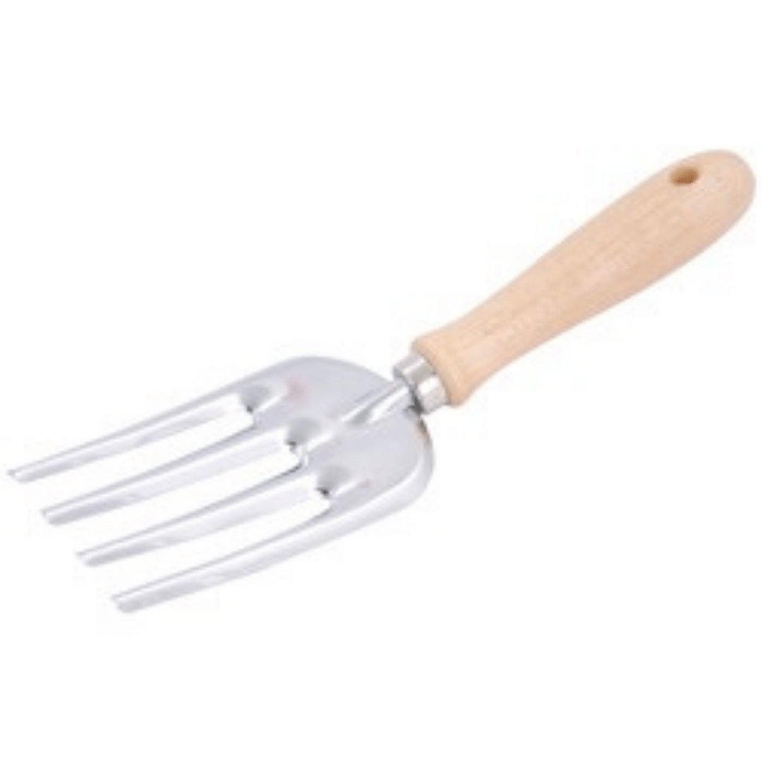 Mini Garden Fork & Spade With Wooden Handle - Prince Garden Centre