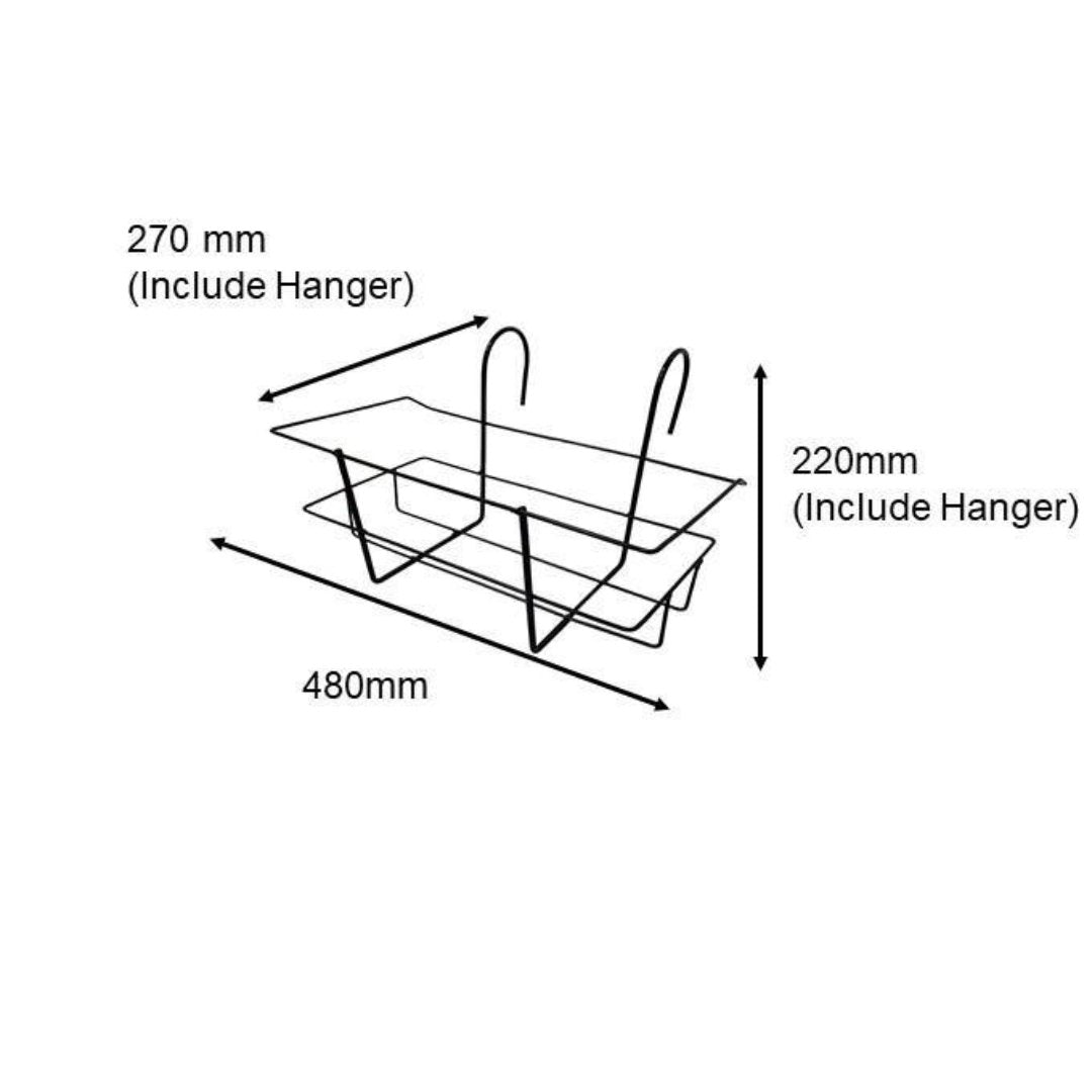 WH-34-3''/WH-35-3''- Hanging Shelf - Prince Garden Centre